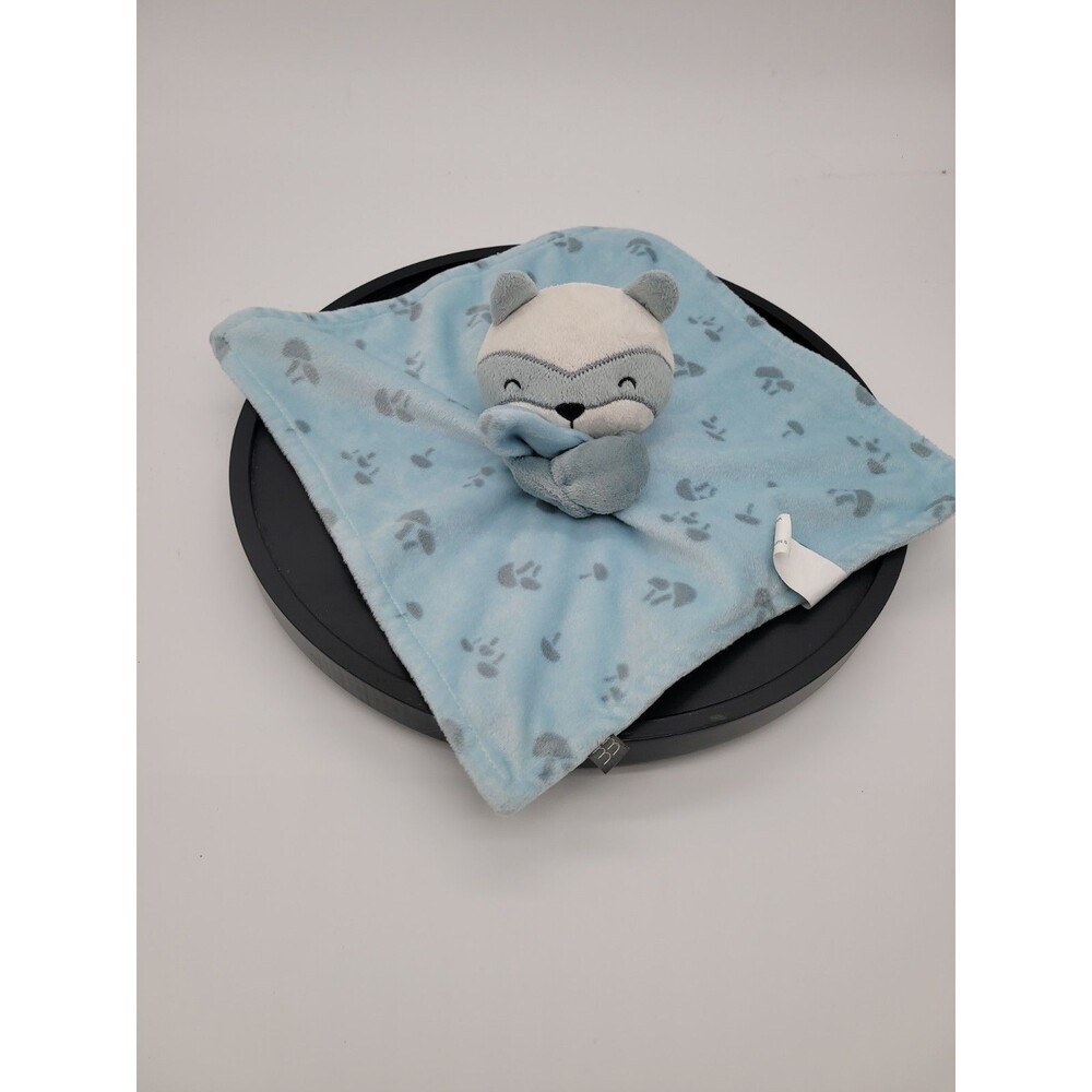 Modern Moments Gerber Baby Lovey Blue Racoon Security Blanket